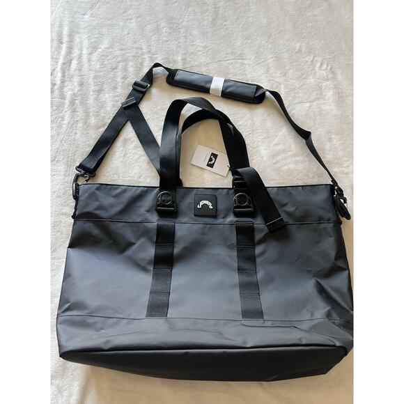 Jones Sports Black The Field Tote Water Resistant Utility Bag New w/ Tags